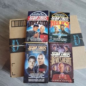 Star Trek TNG Paperbacks lot of 4